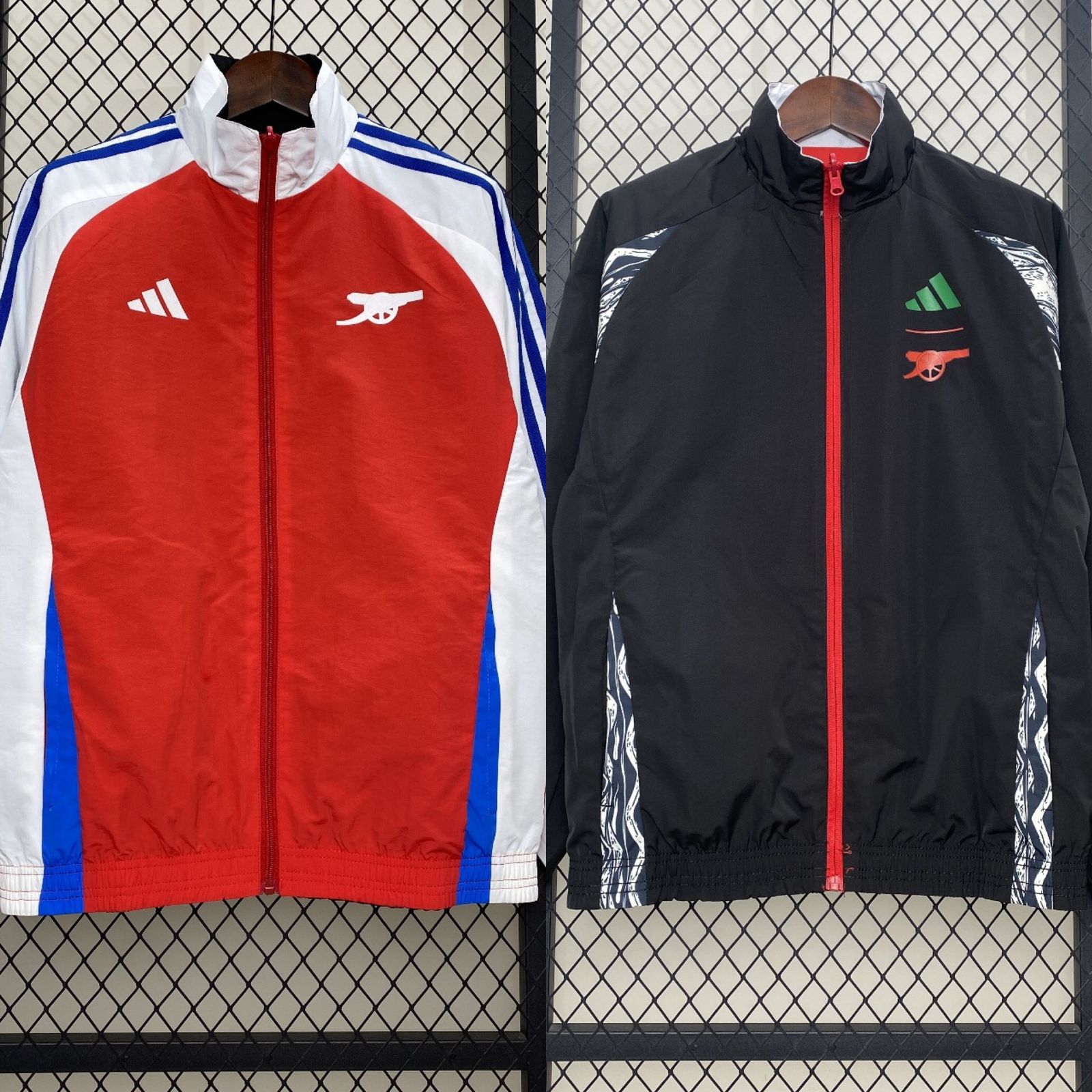 Chaqueta impermeable reversible Arsenal 2025