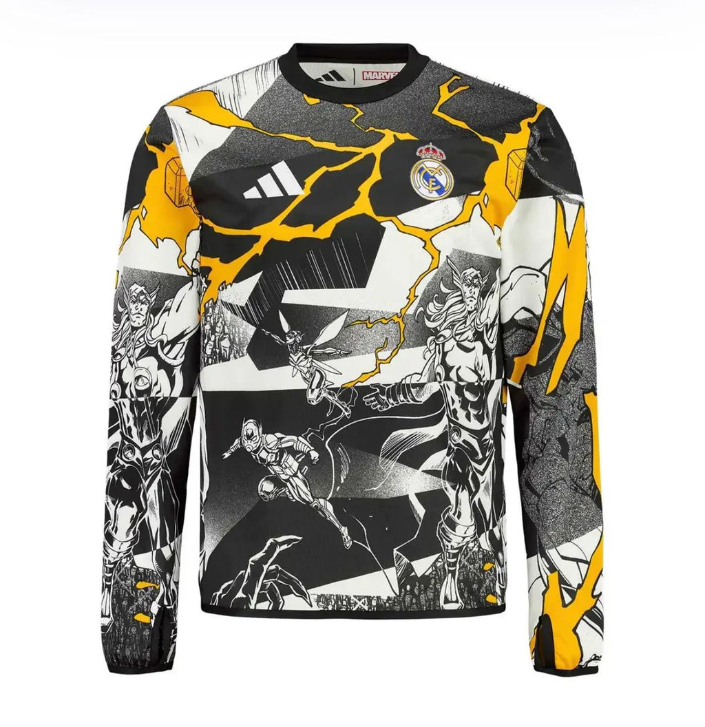 Camiseta Real Madrid MARVEL 25/26 - Manga Larga