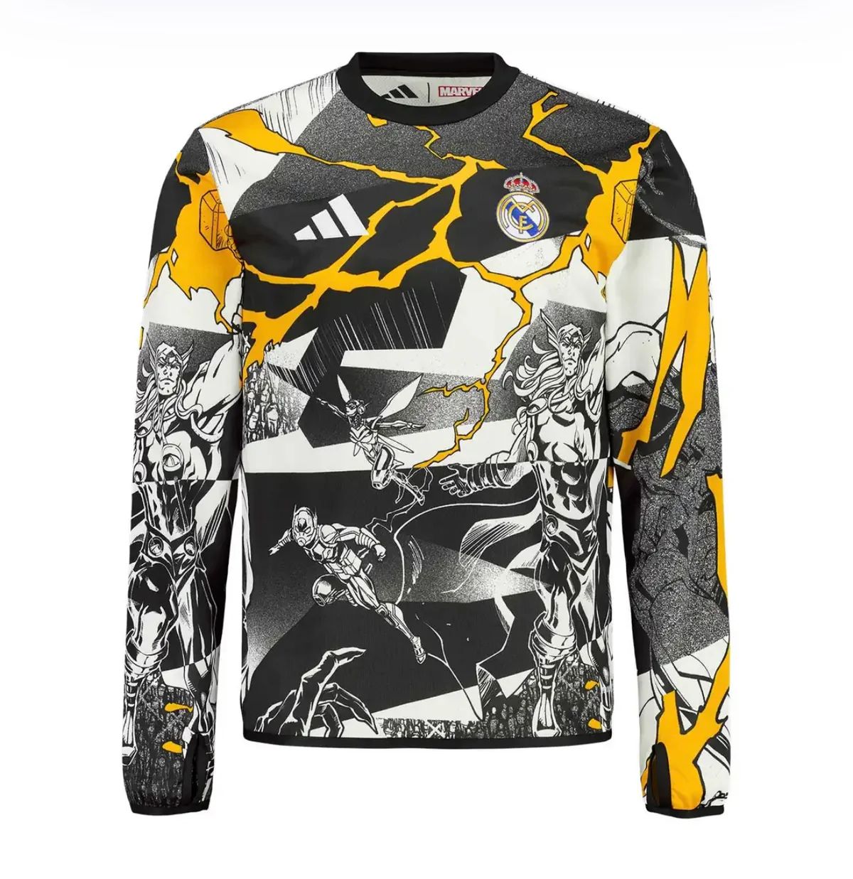 Camiseta Real Madrid MARVEL 25/26 - Manga Larga