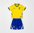 Camiseta y Pantalones para niños Brasil Home 2026/27