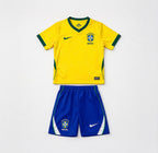 Camiseta y Pantalones para niños Brasil Home 2026/27