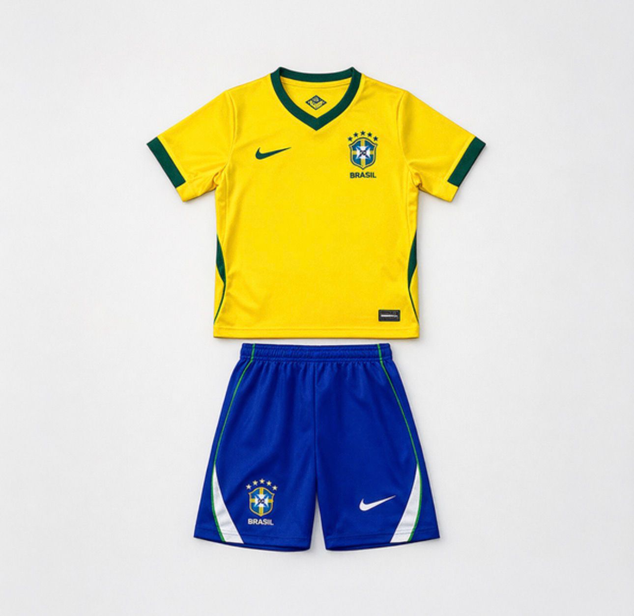 Camiseta y Pantalones para niños Brasil Home 2026/27