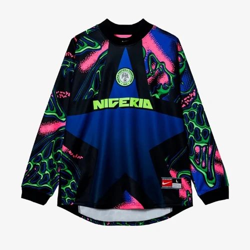 Camiseta Portero Nigeria 2026/27 - "Blue Volt"