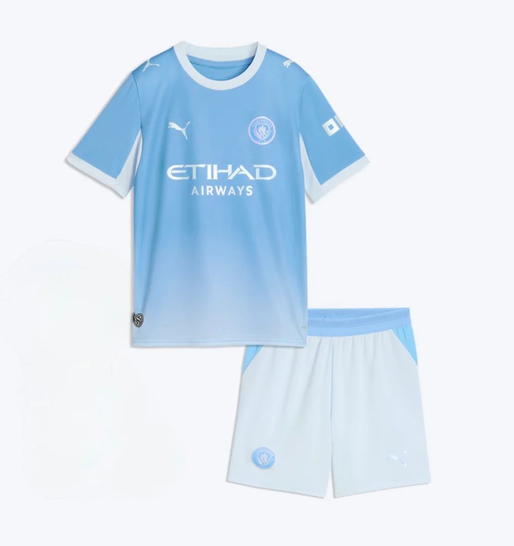 Camiseta y Pantalones para niños Manchester City Home 2026/27