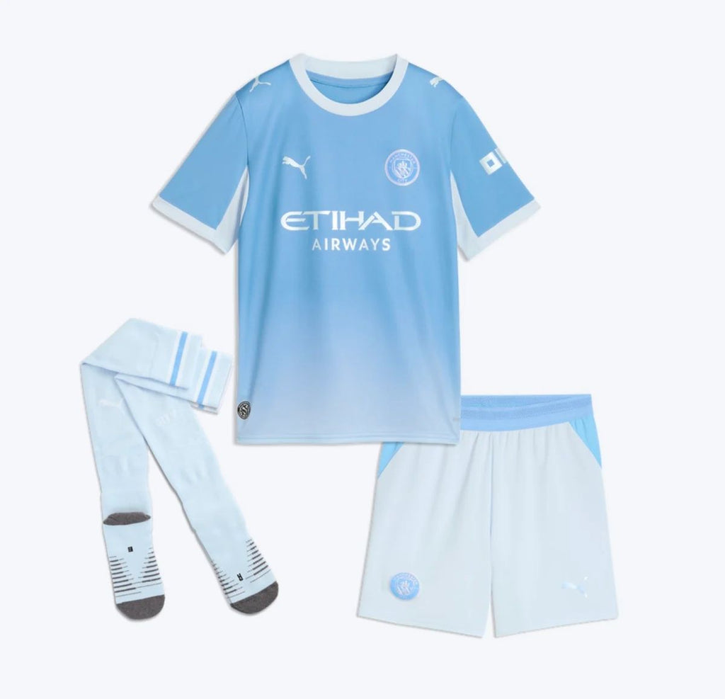 Camiseta y Pantalones para niños Manchester City Home 2026/27 - Con medias