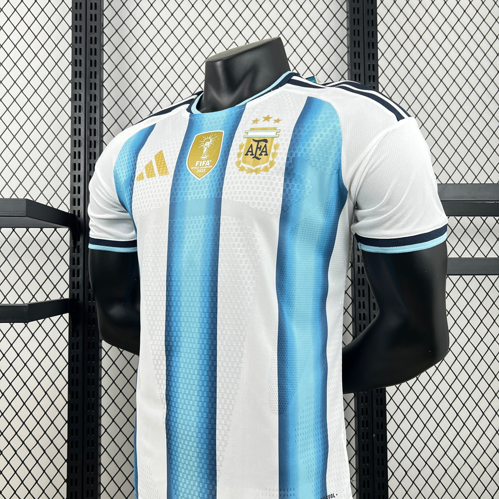 Camiseta Argentina Home Jugador 2026/27 - Con Parche de Campeón del Mundo