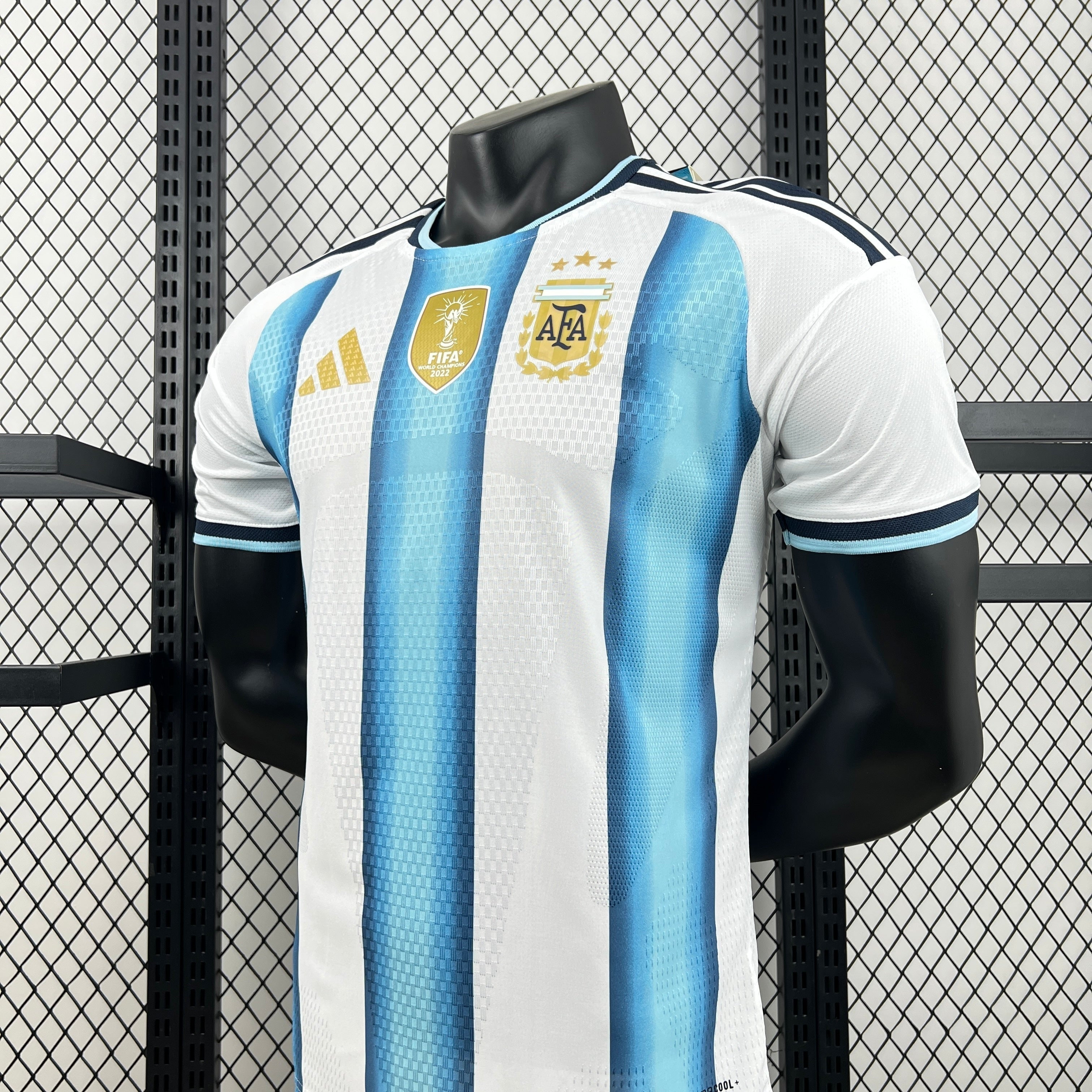 Camiseta Argentina Home Jugador 2026/27 - Con Parche de Campeón del Mundo