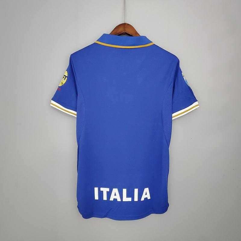 Camisa Itália Retrô 1996 Azul - Nike - DA Sports Oficial