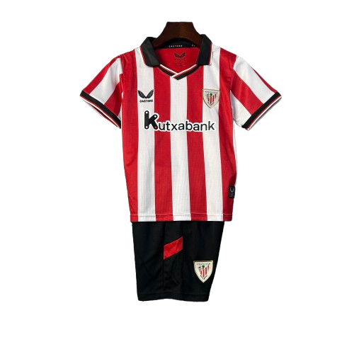 Camiseta y Pantalones para niños Athletic Club Bilbao Home 25/26