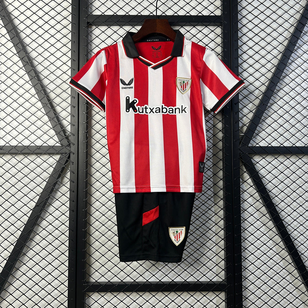 Camiseta y Pantalones para niños Athletic Club Bilbao Home 25/26