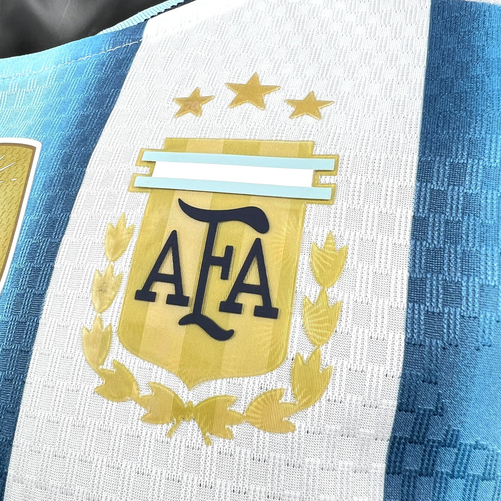 Camiseta Argentina Home Jugador 2026/27 - Con Parche de Campeón del Mundo