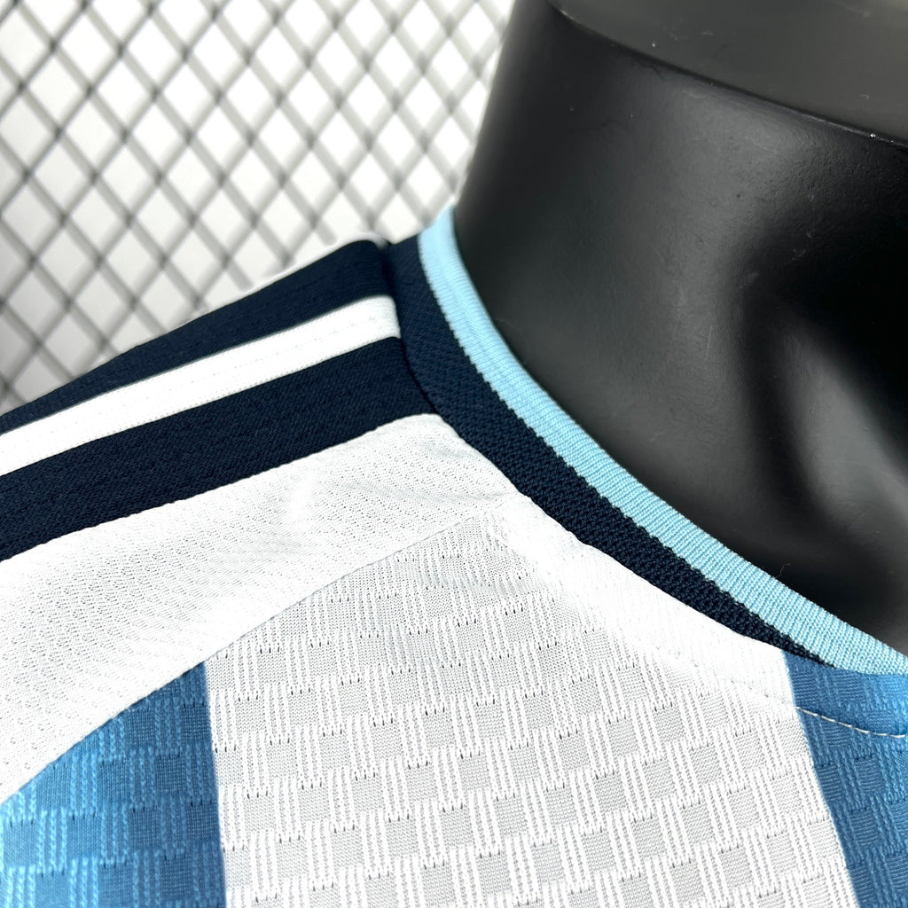 Camiseta Argentina Home Jugador 2026/27 - Con Parche de Campeón del Mundo