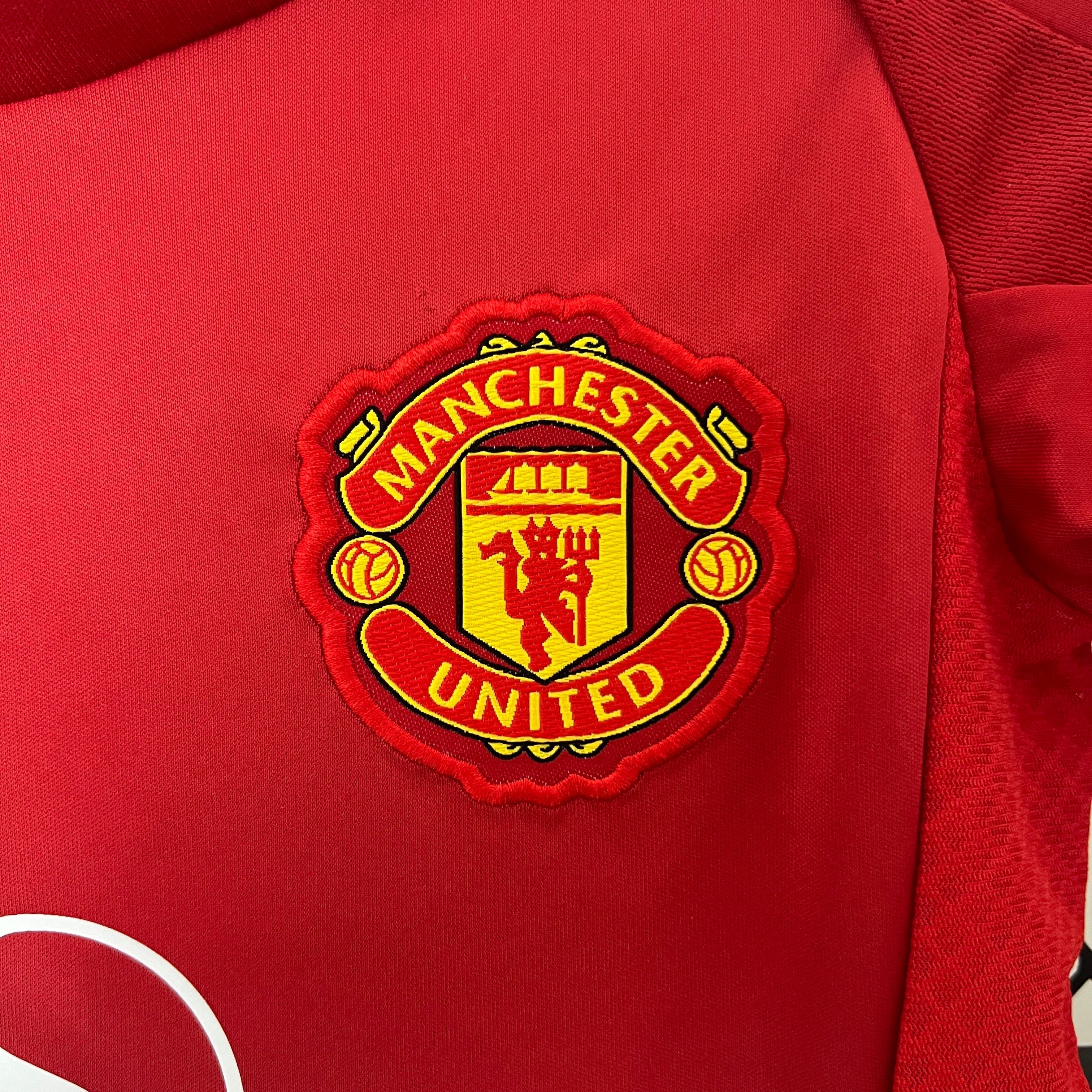 Camiseta y Pantalones para niños Manchester United Home 24/25